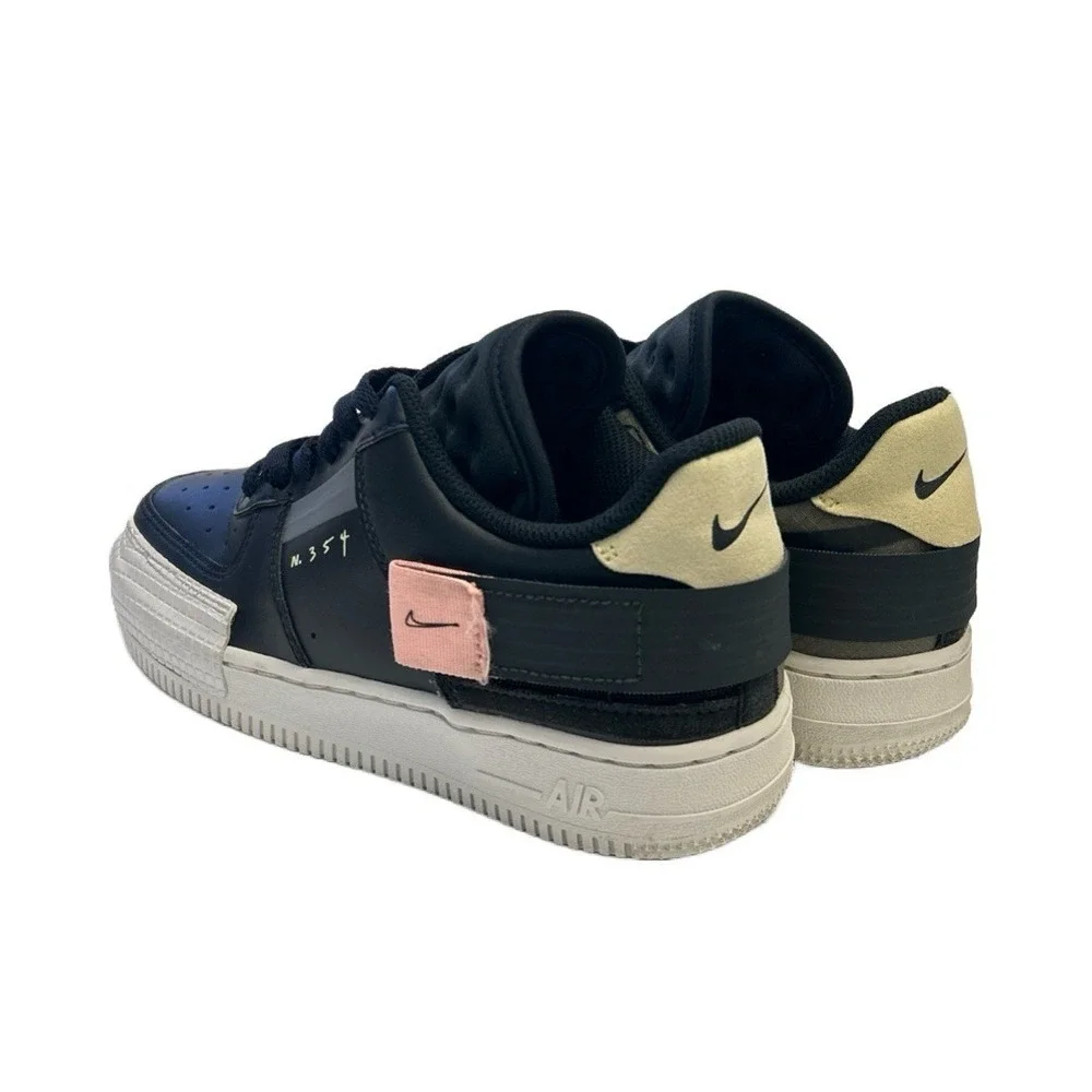 Nike‎ AF1-Type Air Force 1 Type Low Black-Anthracite-Zinnia Youth Size 4.5Y